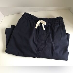 Men’s J. Crew New York Sportsmen’s Outfitter Dock Shorts Navy Drawstring Size L
